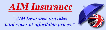 Logo of AIM insurance UK, AIM insurance quotes, AIM insurance Products