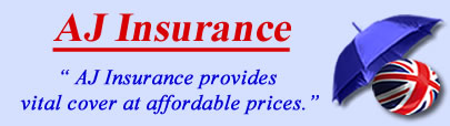 Logo of AJ insurance UK, AJ insurance quotes, AJ insurance Products