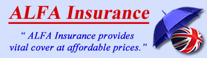 Logo of ALFA insurance UK, ALFA insurance quotes, ALFA insurance Products