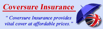 Logo of Coversure insurance UK, Coversure insurance quotes, Coversure insurance Products