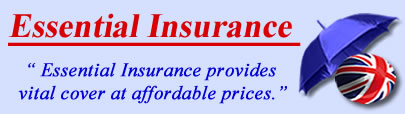 Logo of Essential insurance UK, Essential insurance quotes, Essential insurance Products