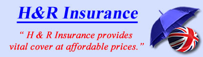 Logo of H and R insurance UK, HR insurance quotes, H and R insurance Products
