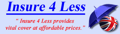 Logo of Insure 4 Less UK, Insure 4 Less quotes, Insure 4 Less Products
