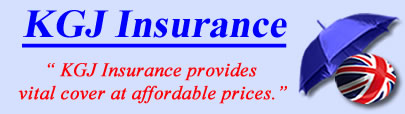 Logo of KGJ insurance UK, KGJ insurance quotes, KGJ insurance Products