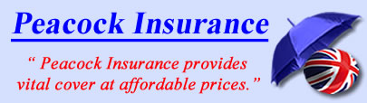 Logo of Peacock insurance UK, Peacock insurance quotes, Peacock insurance Products