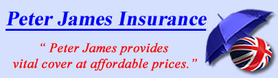 Logo of Peter James insurance UK, Peter James insurance quotes, Peter James insurance Products