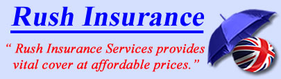 Logo of Rush Insurance Services UK, Rush insurance quotes, Rush insurance Products