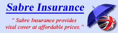 Logo of Sabre Insurance Services UK, Sabre insurance quotes, Sabre insurance Products