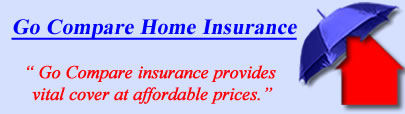 Logo of Go Compare Contents Insurance, Go Compare UK Logo, Go Compare Contents and House Insurance Logo