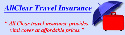 Logo of All Clear travel insurance UK, All Clear travel insurance quotes, All Clear Travel Cover UK