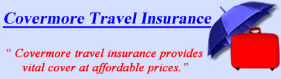 Logo of Covermore travel insurance UK, Covermore holiday insurance quotes, Covermore Travel Cover UK