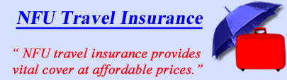 Logo of NFU travel insurance UK, NFU holiday insurance quotes, NFU Travel Cover UK