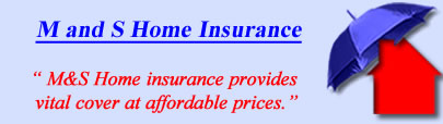 Logo of M and S Home Insurance, M and S UK Logo, M and S Buildings and House Insurance Logo