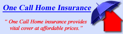 Logo of One Call Home Insurance, One Call UK Logo, One Call Buildings and House Insurance Logo